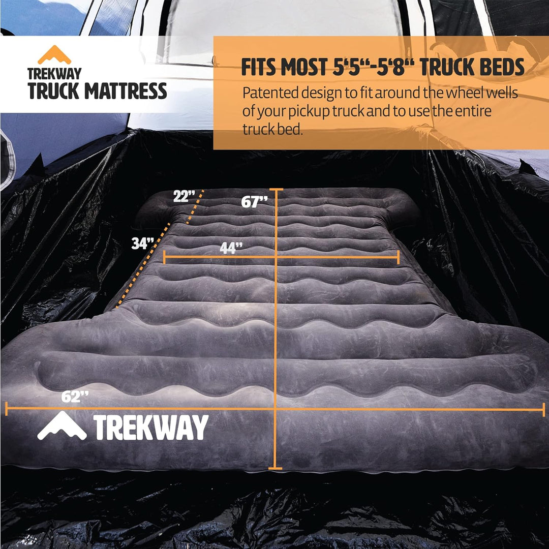 Truck Bed Inflatable Air Mattress | Converts to Full Double