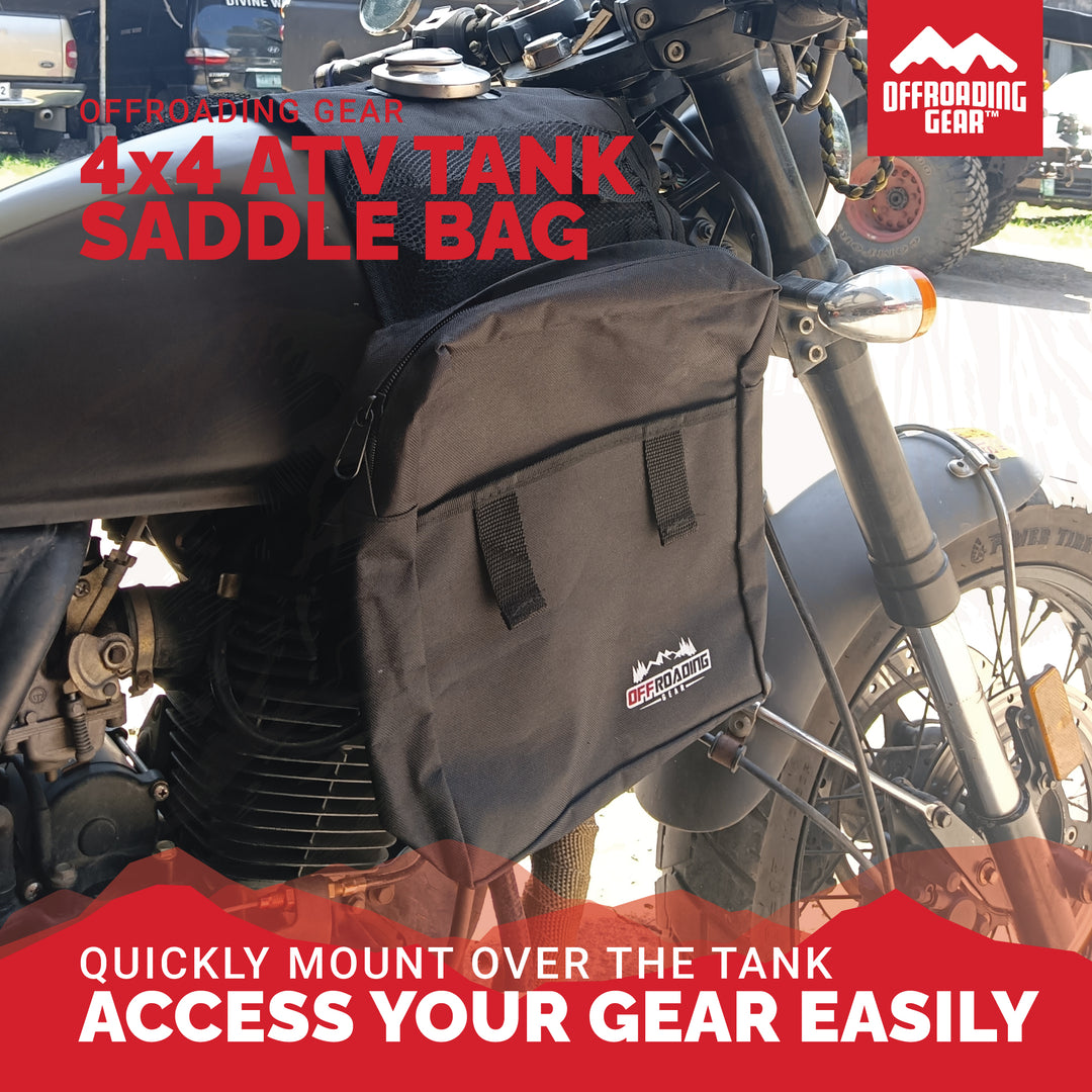 ATV Saddle Bag with With Two Compartments