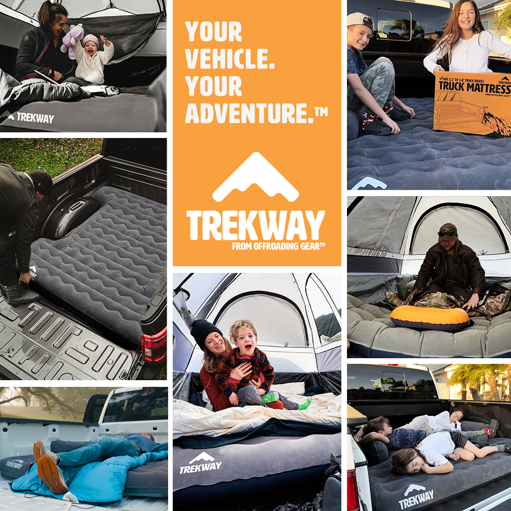 Truck Bed Inflatable Air Mattress | Converts to Full Double